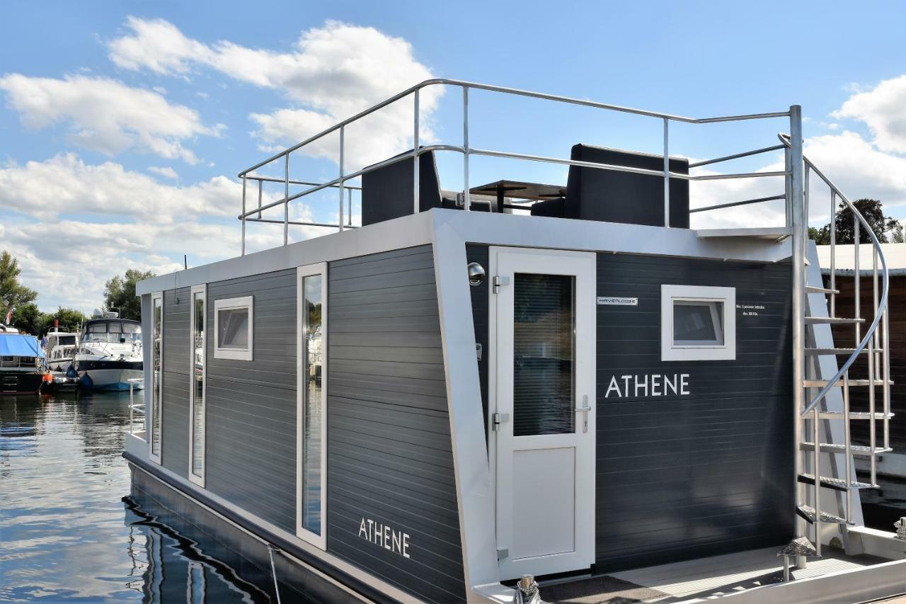 Cosy Floating Boatlodge Athene 马斯特里赫特 外观 照片
